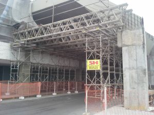 Obra SH com Treliças